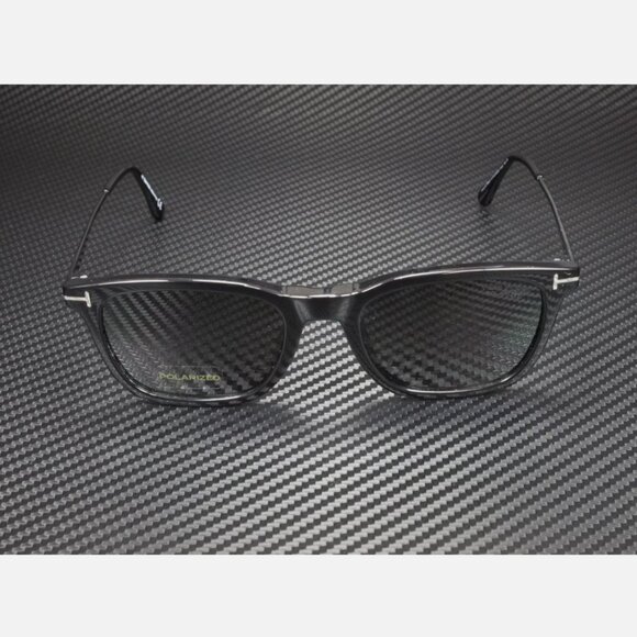 Tom Ford Black Smoke Men's Polarized Sunglasses - Picture 2 of 5